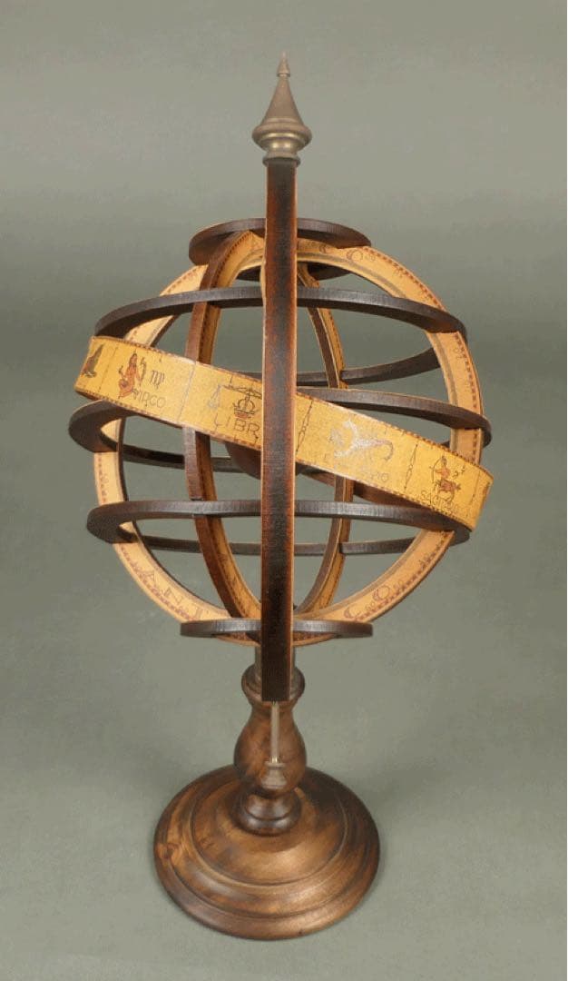 ★ 【渾天儀 (天球儀)】 アーミラリースフィア 驚異の部屋 澁澤龍彦