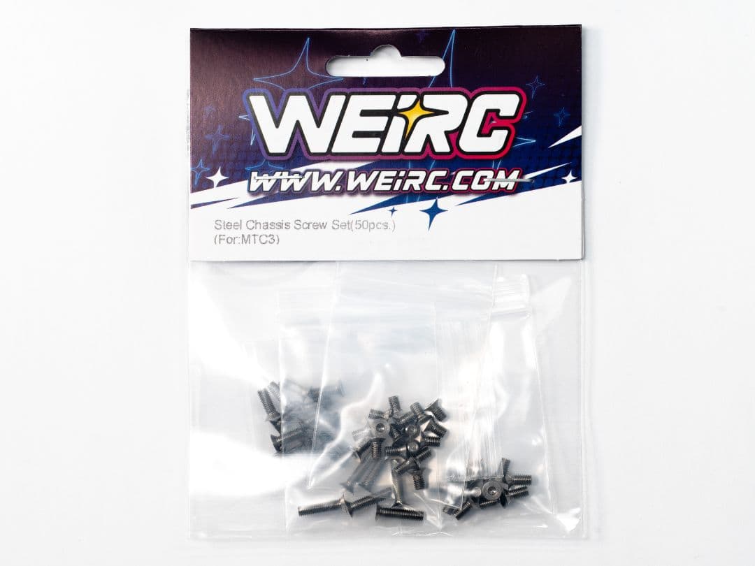WEiRC 無限精機 MTC3 1.2mm スチールシャーシ+専用ビスセット