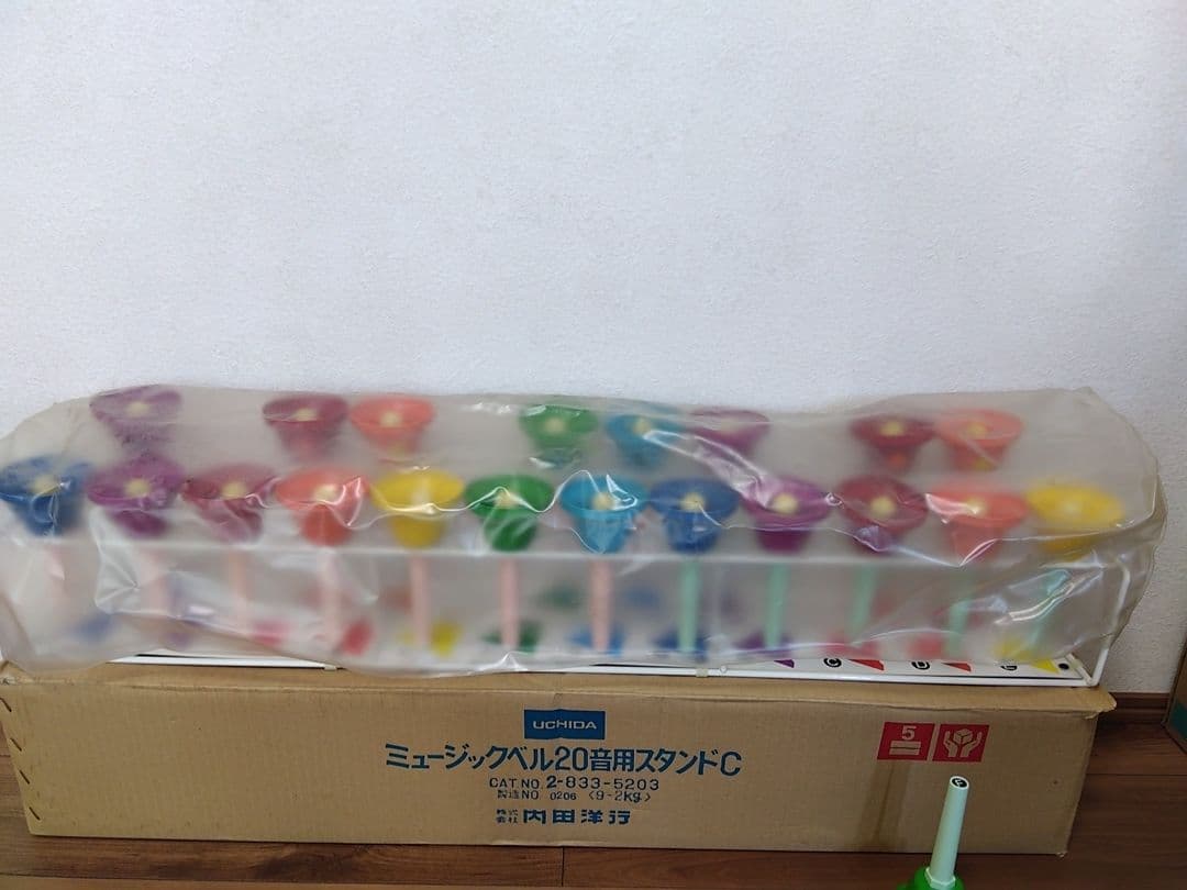 中古美品　UCHIDA ミュージックベル ハンドベル