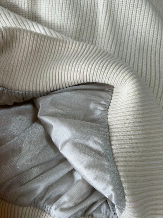 マスターバニーエディションサイズ6 裏地付きニットブルゾン