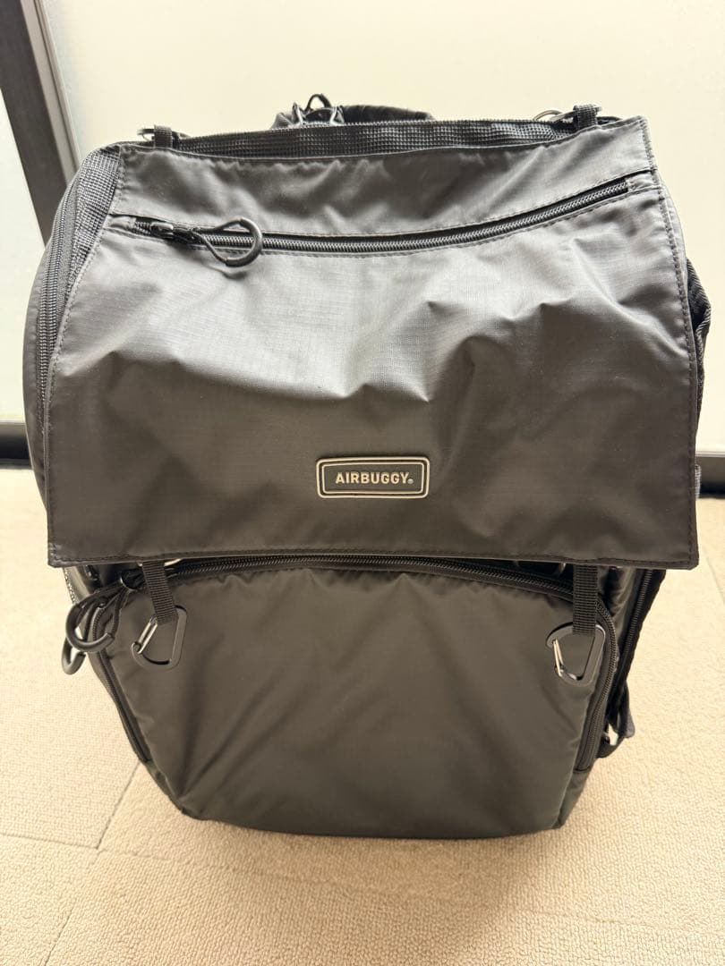 AIRBUGGY ブラック リュック型キャリーバッグ