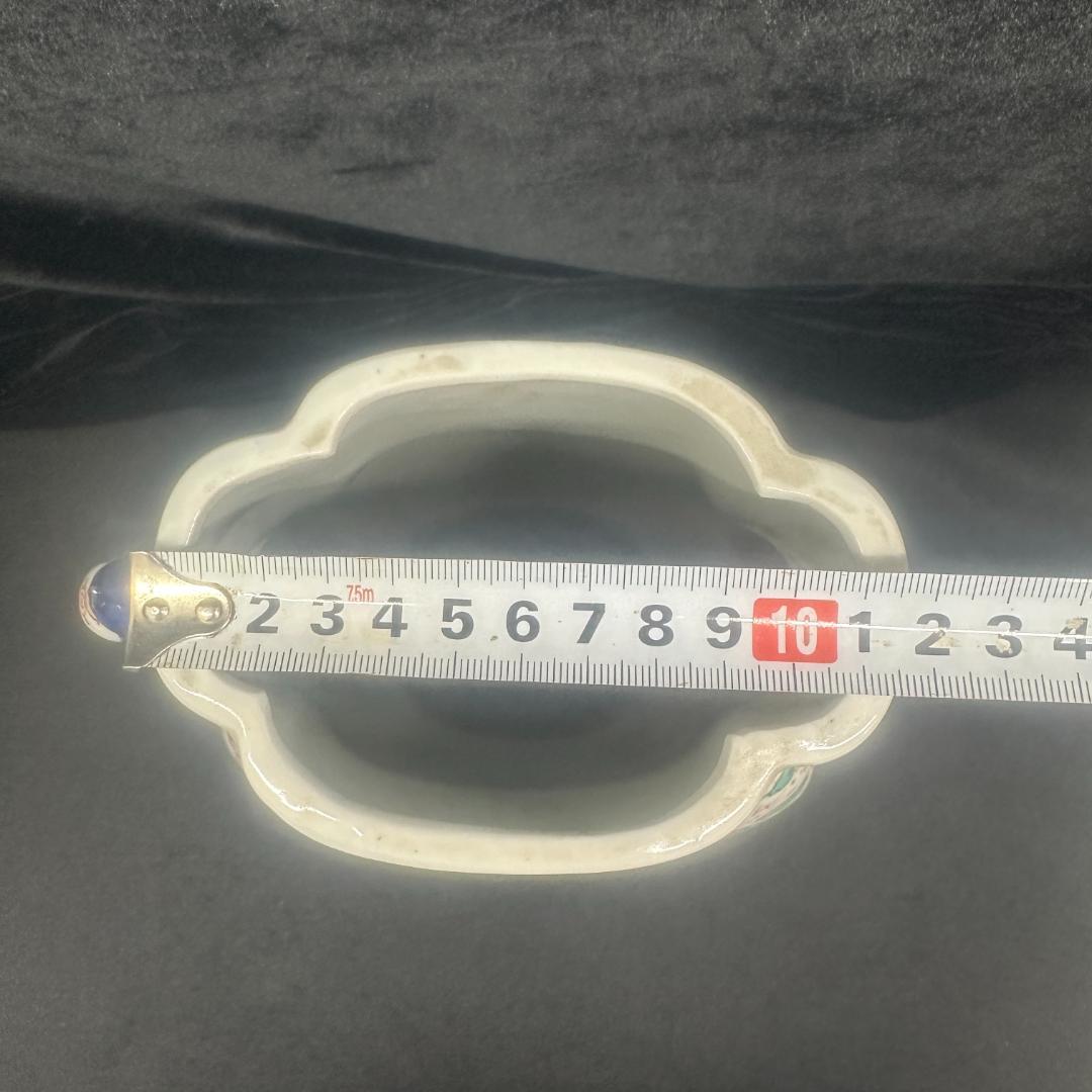 萬暦赤絵龍の図双耳瓶 明時代 花瓶