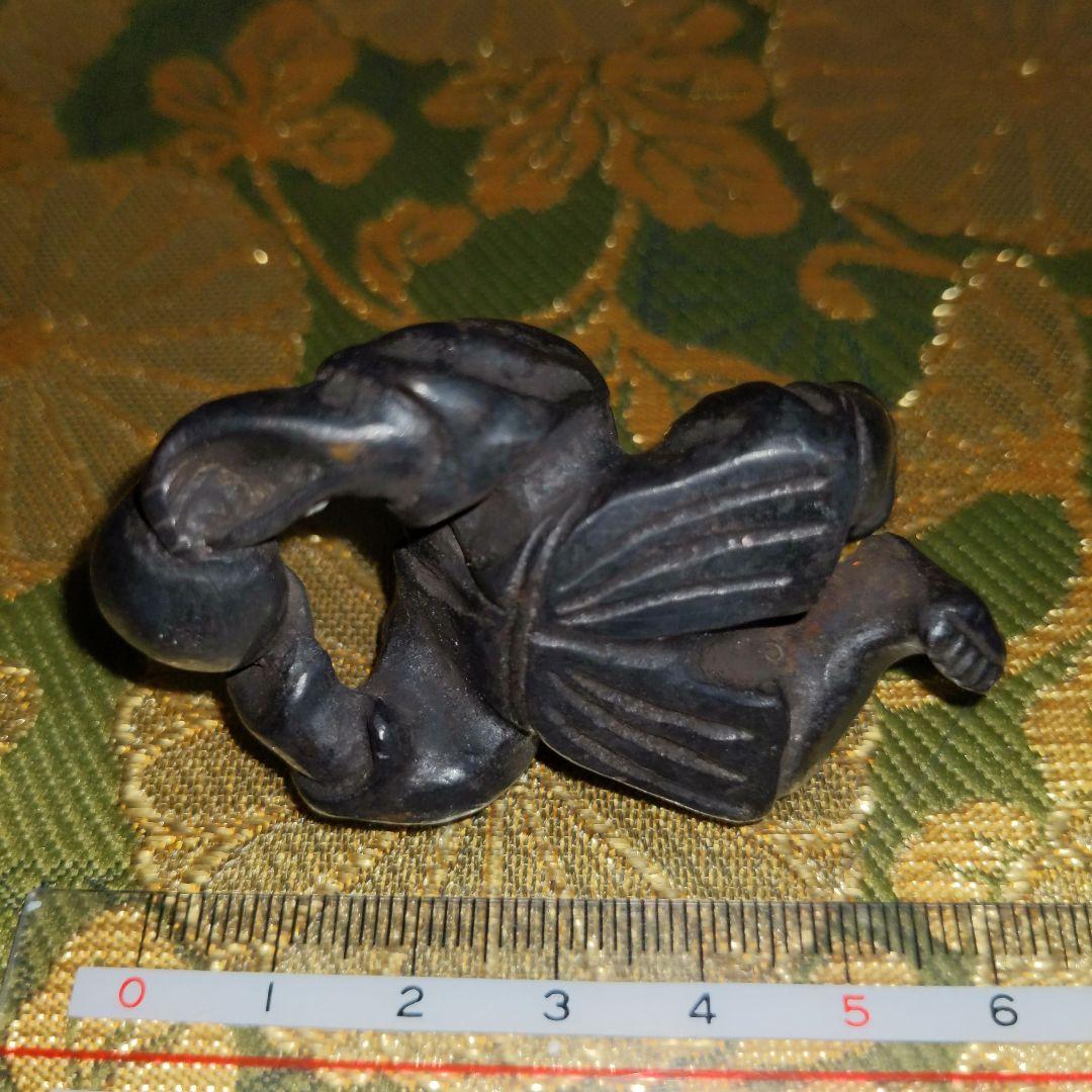 【最終価格】骨董　書道　古銅製　唐子鎮紙