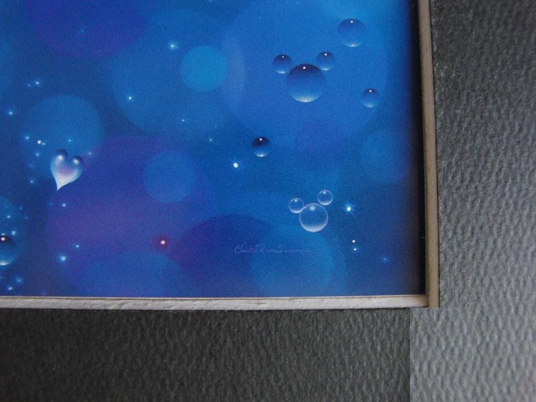 クリスチャン・ラッセン、【リーチング　フォー　ラブ】、希少な額装用画集より