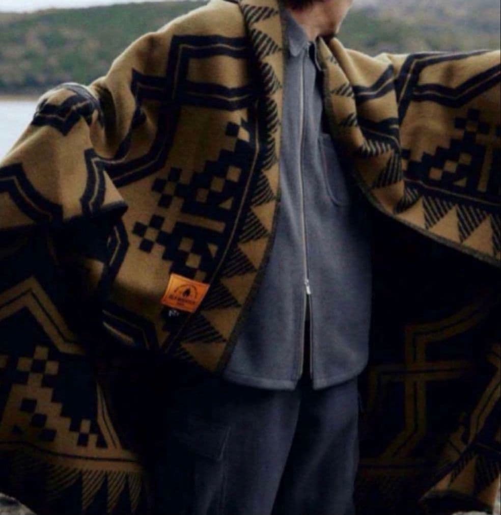 kakemono 冬 オールドマウンテン カケモノ ブランケット