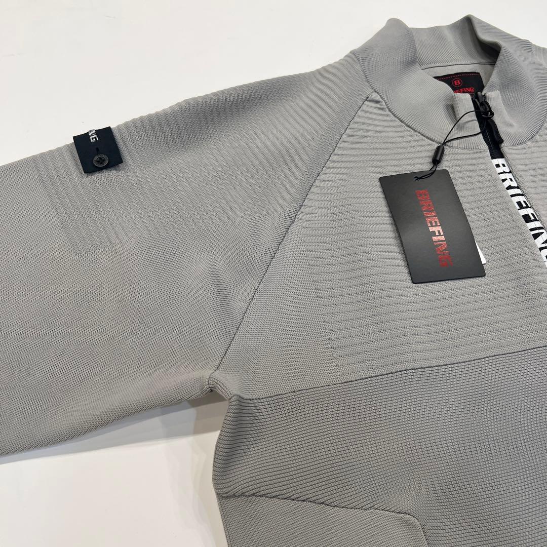 新品　BRIEFING MEN'S WR KNIT BLOUSON グレーL