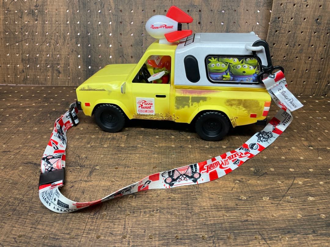 アメリカ　ディズニーランド ピザプラネット ポップコーンバケット