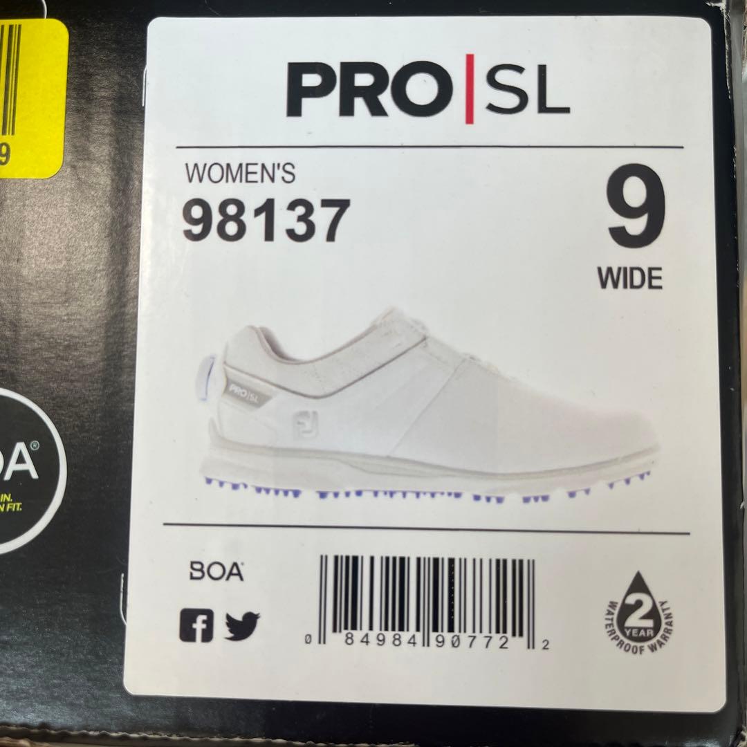 FootJoy ゴルフシューズ 9W ホワイト BOA 26cm