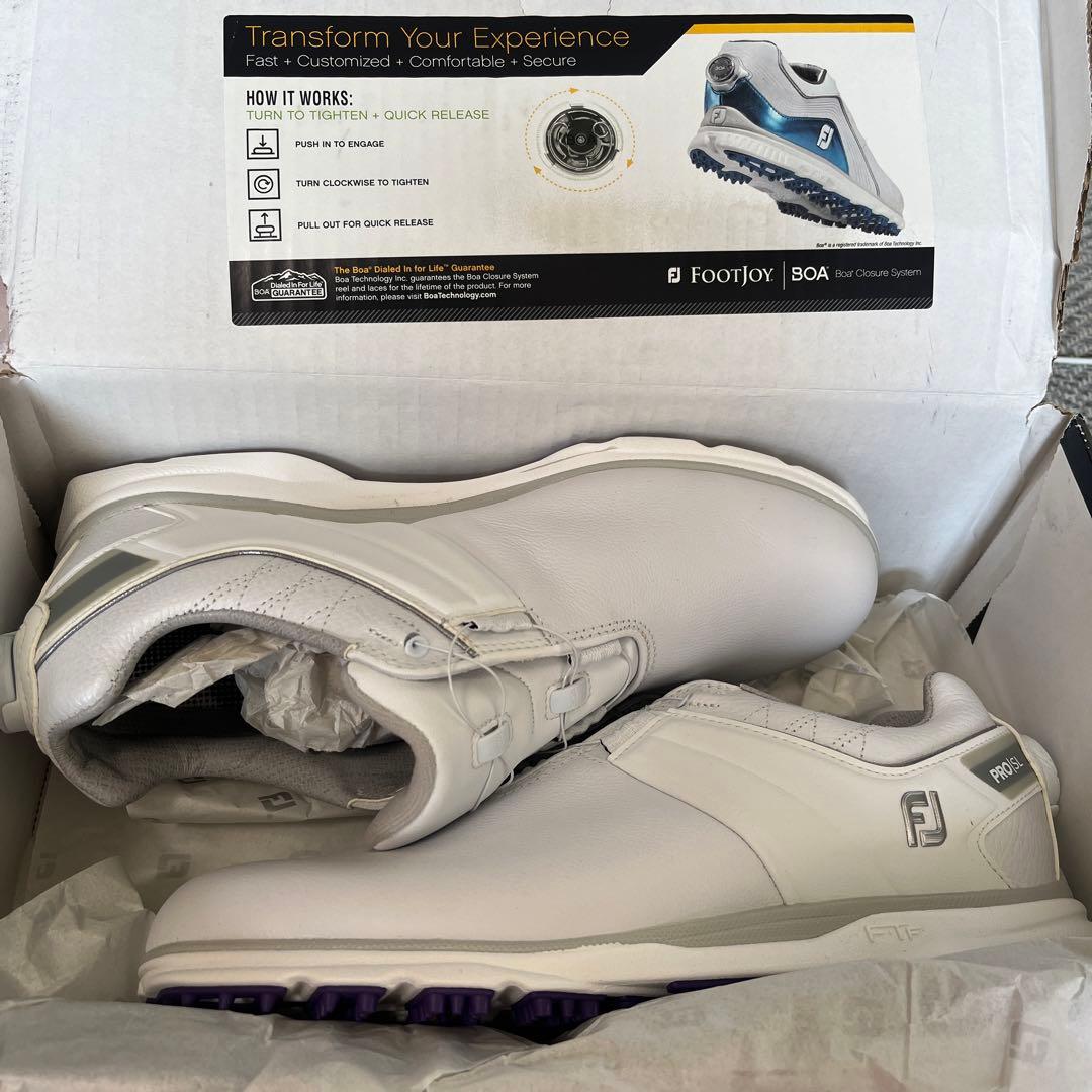 FootJoy ゴルフシューズ 9W ホワイト BOA 26cm