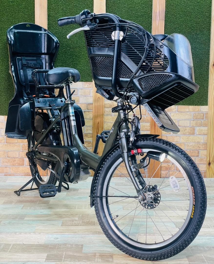 新品バッテリー グリーン系 ヤマハ 子供乗せ電動アシスト自転車 H3378