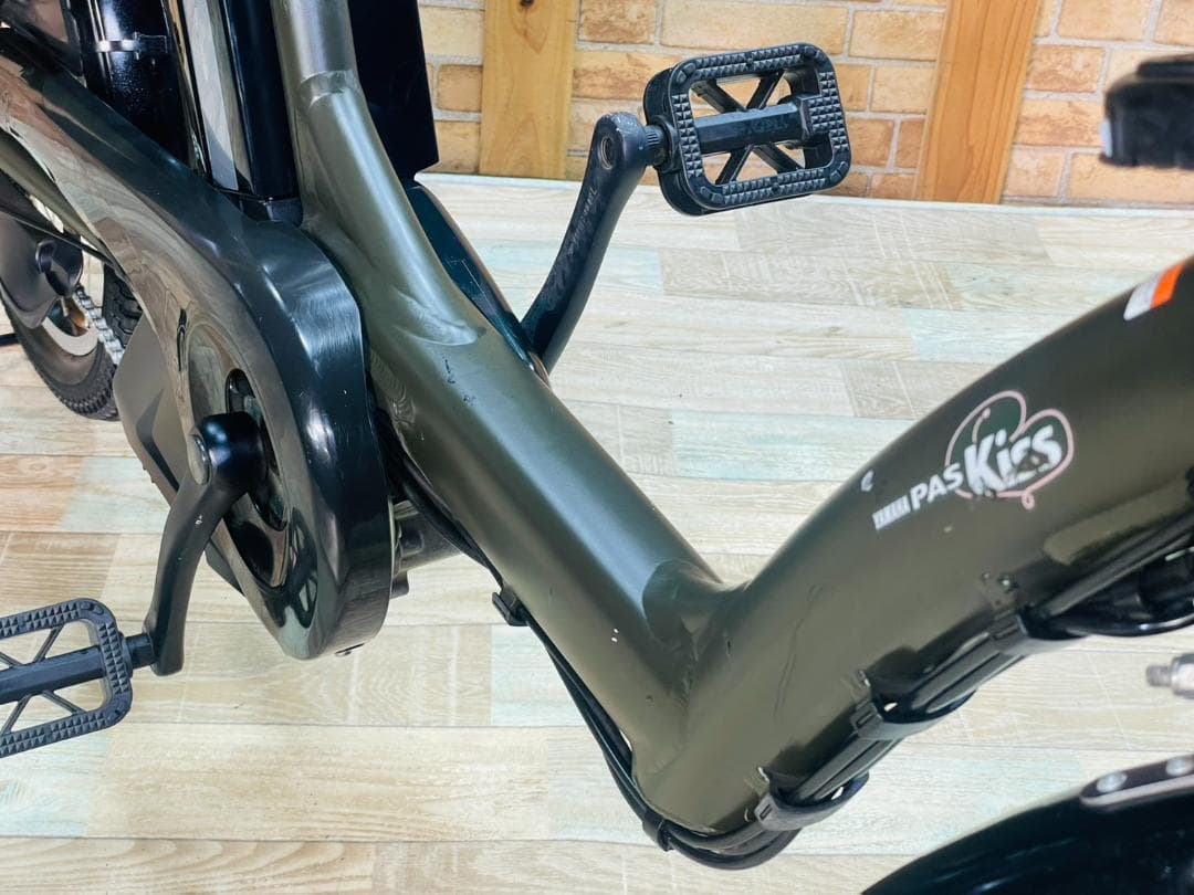 新品バッテリー グリーン系 ヤマハ 子供乗せ電動アシスト自転車 H3378