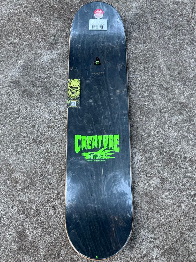 CREATURE スケボーデッキ 7.75 MOBデッキテープ付き