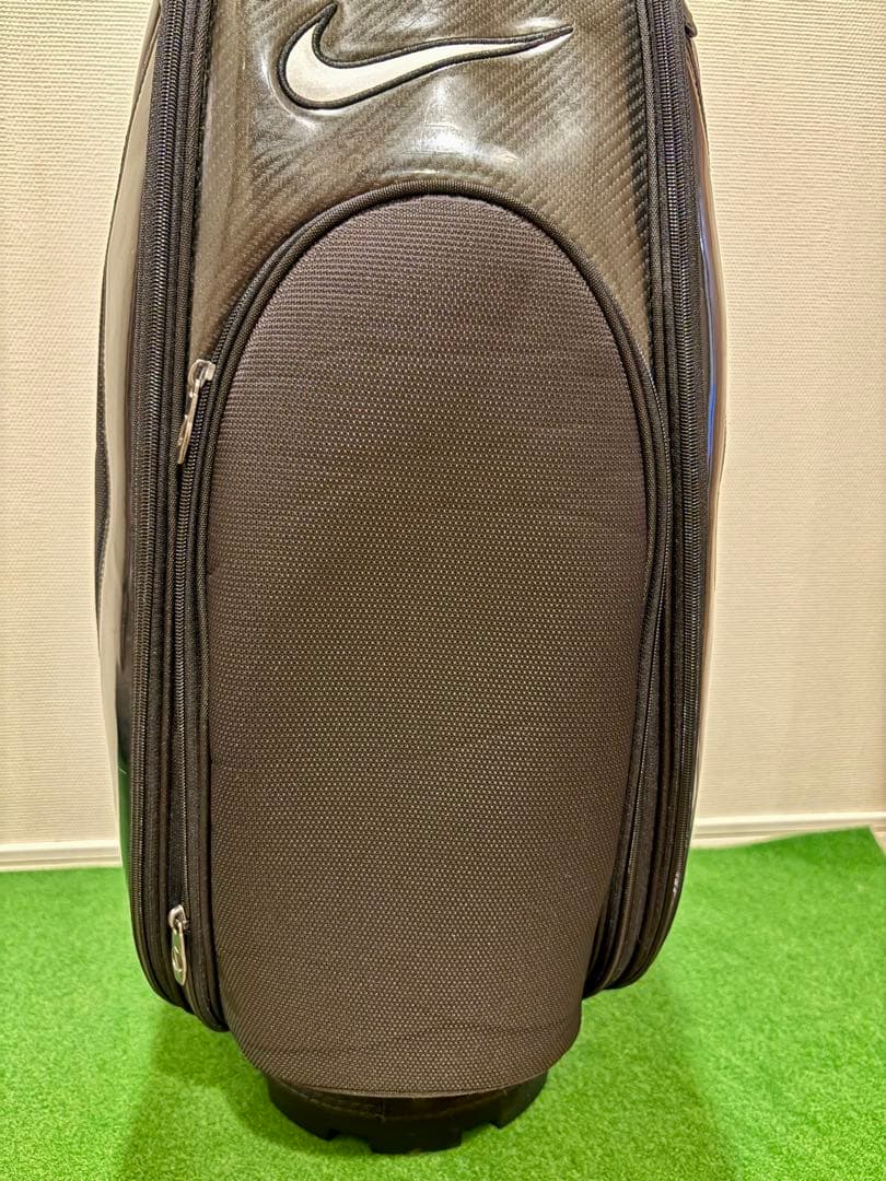 【希少】ナイキ ゴルフ キャディバッグ カート型 ブラック シルバー