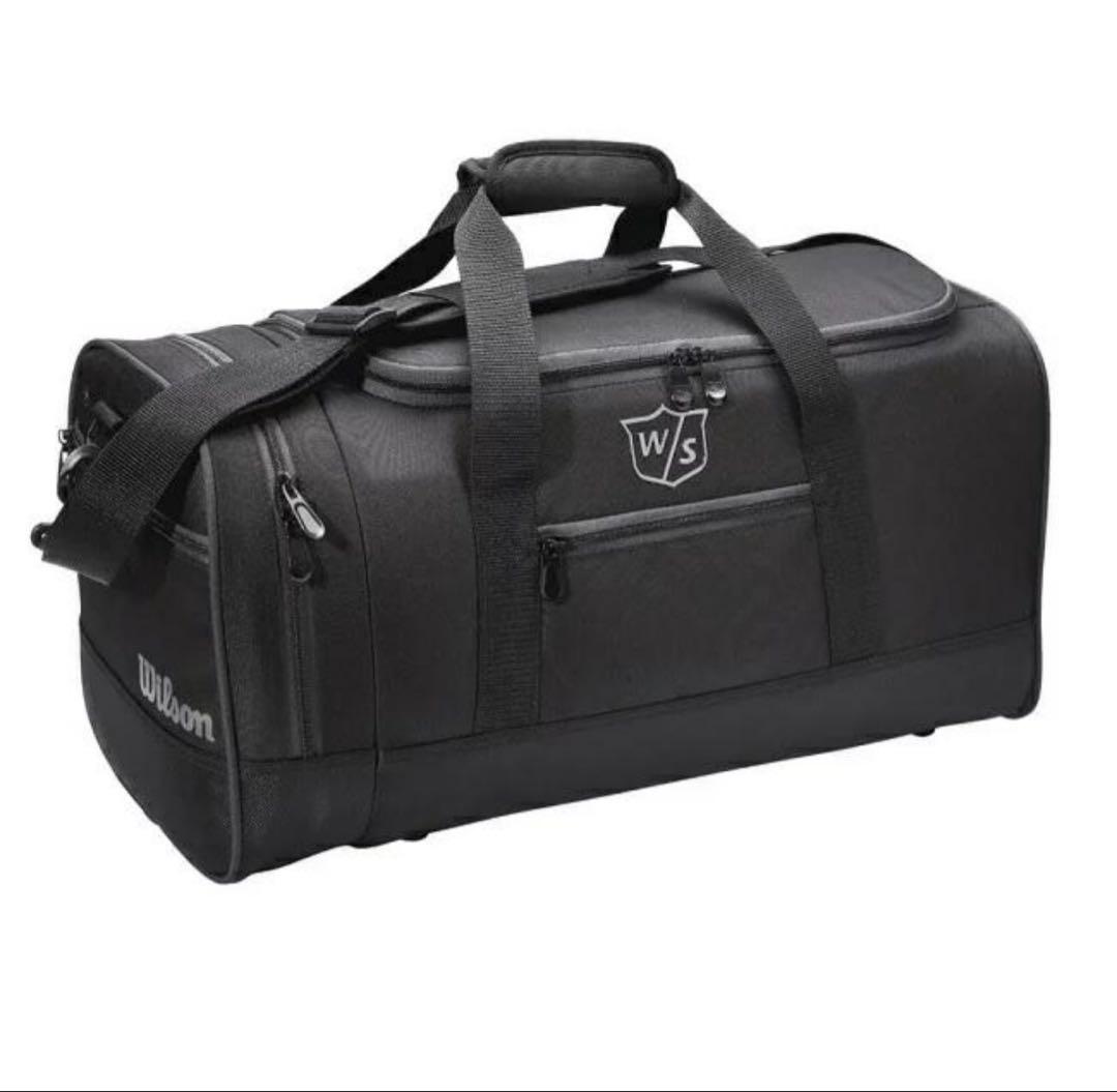 Wilson ブラック ダッフルバッグ