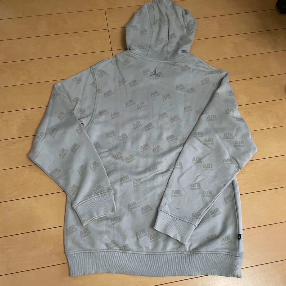 Jordan グレー フード付きパーカー Sサイズ