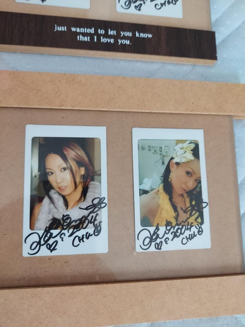 激レア　倖田來未　直筆サイン入りチェキ　８枚セット