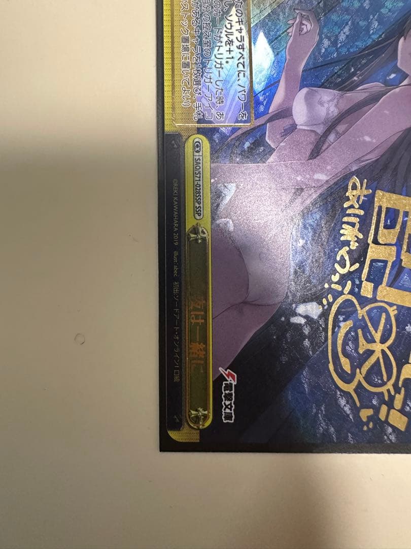 今夜は一緒に　アスナ　ssp サイン　ソードアートオンライン　sao ヴァイス