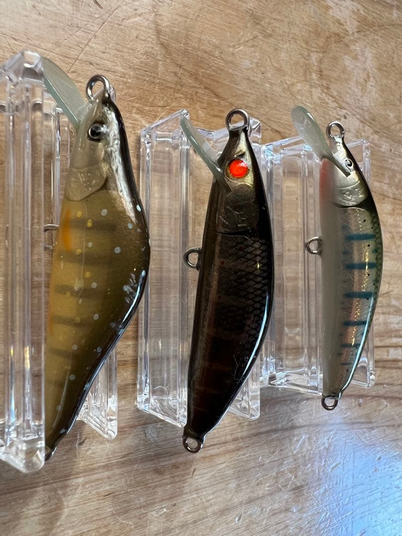 渓流ハンドメイドミノー 魚じゃらしsaburou&Ebisu 3個セット