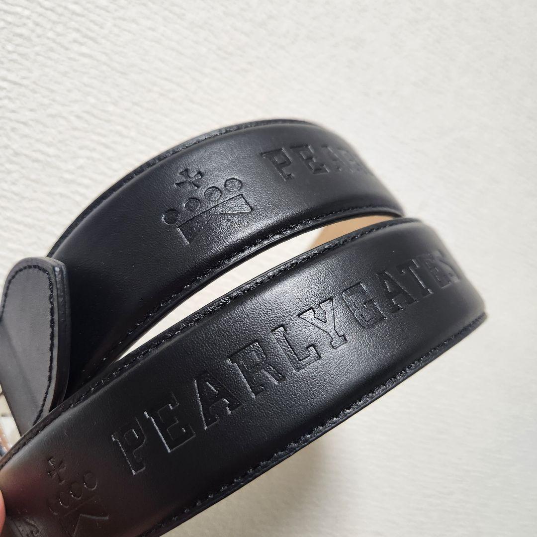 PEARLY GATES　未使用　タグ付　ブラック　ベルト　フライングラビット