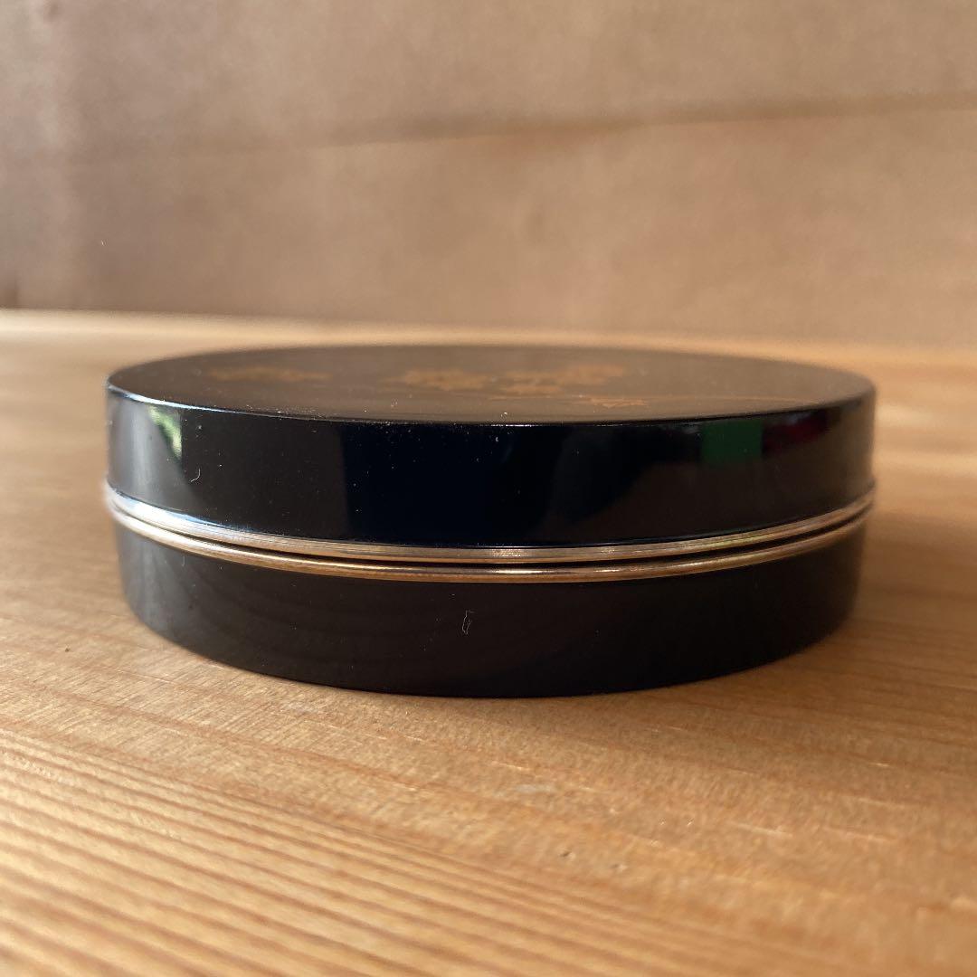 茶道具　加賀塗師　泉斎造　青楓に鮎蒔絵銀ブチ香合(共箱) ○