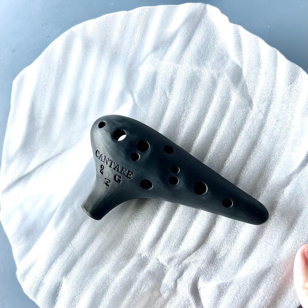 CANTARE オカリナ 2G黒 陶器