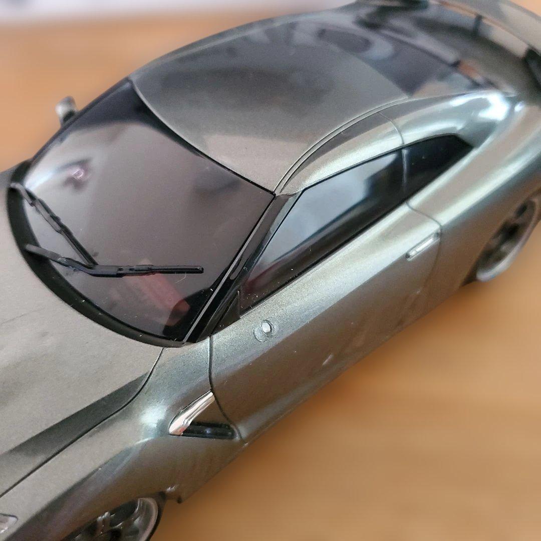 Mini-Z AWD NISSAN GTR ジャイロ　ドリフトタイヤ付