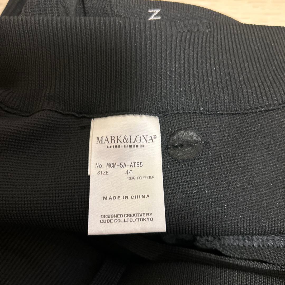 【美品】MARK&LONA ブラックパンツ サイズ46