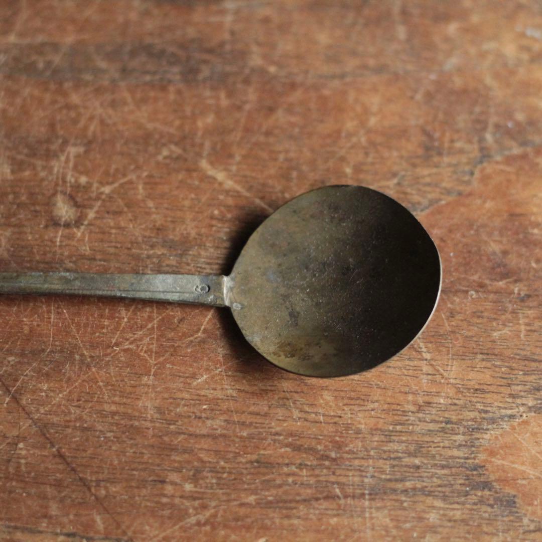 薬匙 No.8 古道具 アンティーク 使えないスプーン オブジェ