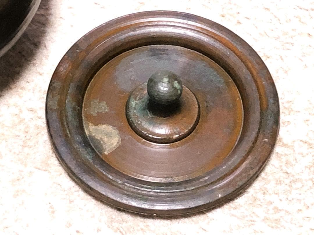 【 江戸期銅合子 】　17～18世紀