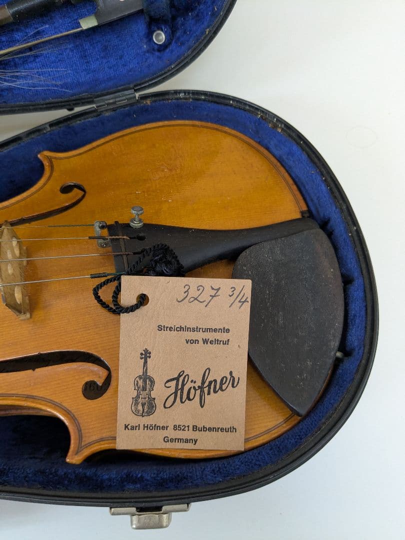 Karl Höfner カールヘフナー 3/4 バイオリン