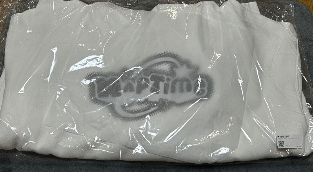 Naptime フード付きスウェットパーカー　ホワイトMサイズ