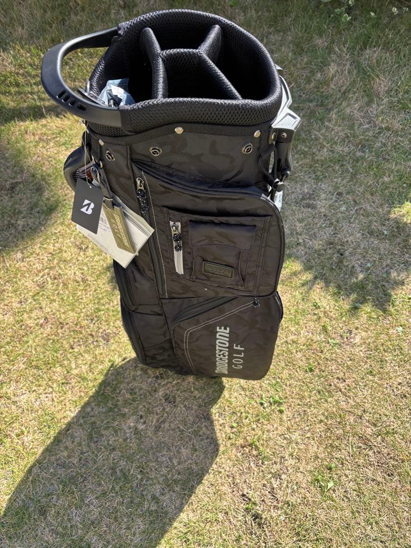 最終価格 ブリヂストン ゴルフバッグ 軽量 カモフラージュ色