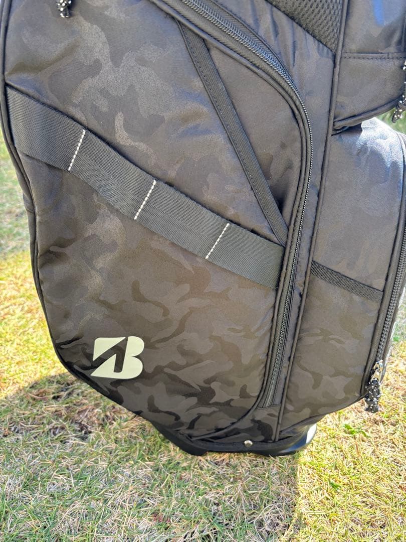 最終価格 ブリヂストン ゴルフバッグ 軽量 カモフラージュ色