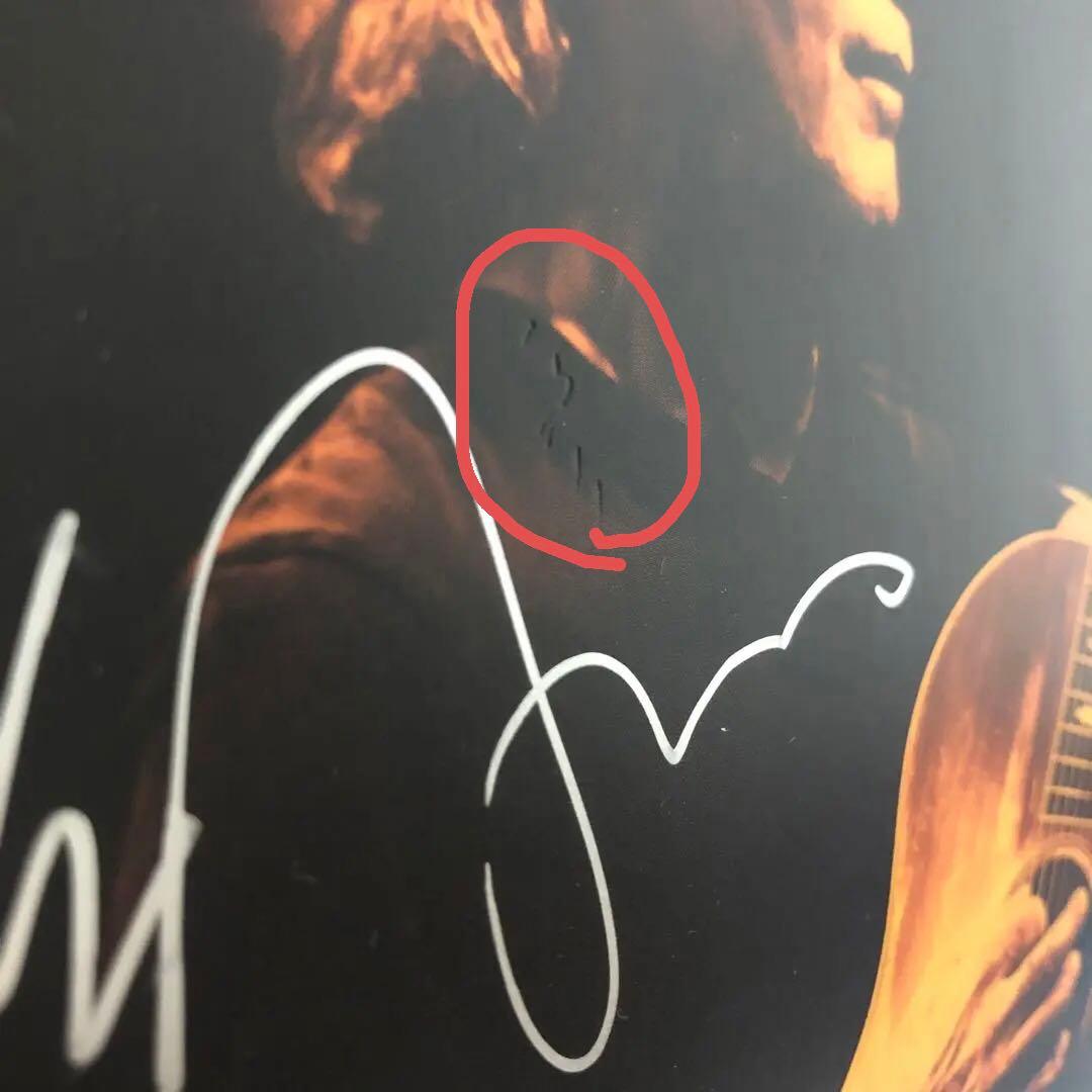 Jackson Browne サイン入りツアーパンフ