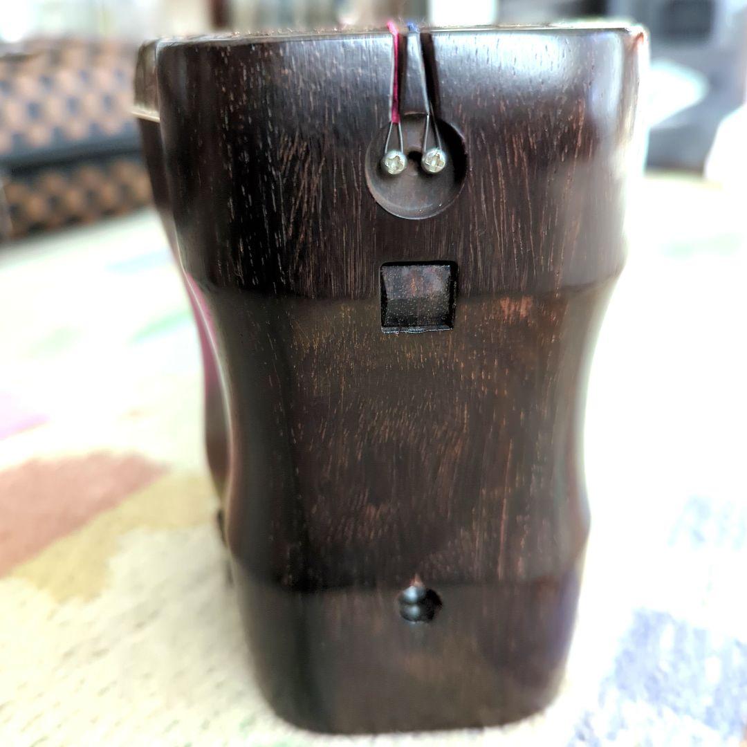 胡涵柔製作 10 未使用 最上級明清老紅木 龍彫刻二胡