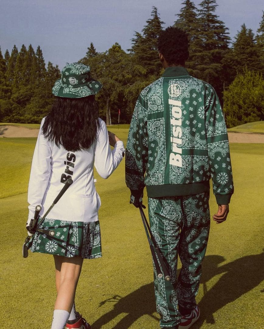 F.C.RealBristol × FR2GOLF ペイズリー ワンピース