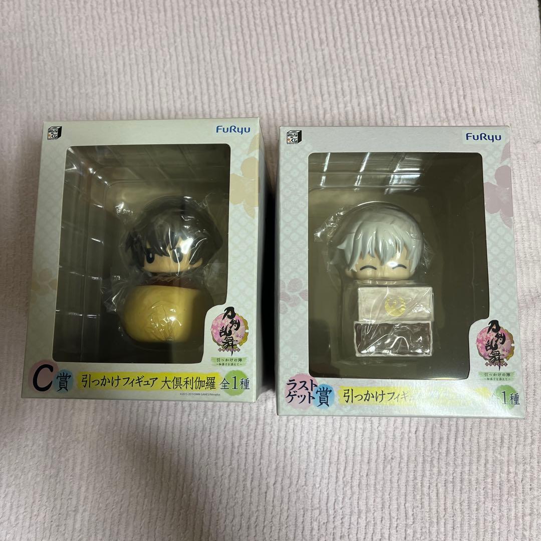 刀剣乱舞　ねんどろいど　大倶利伽羅　燭台切光忠　太鼓鐘貞宗　引っかけ　鶴丸国永