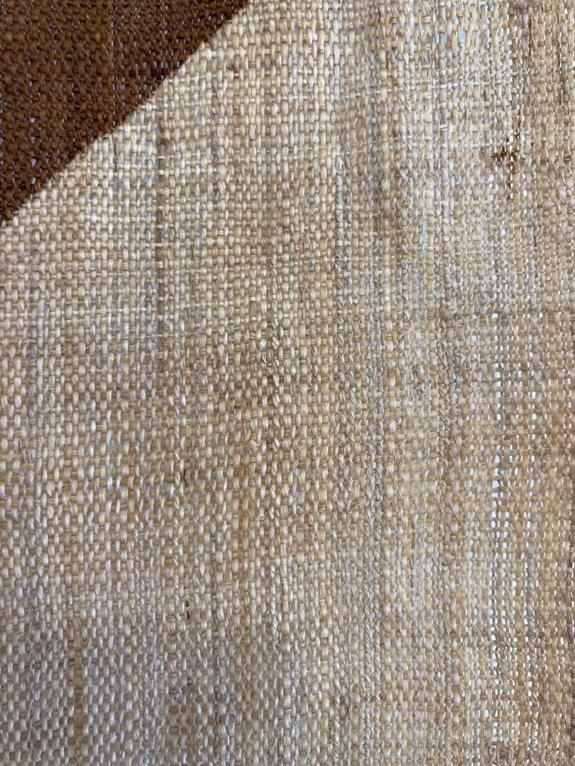 暖簾　型染め　自然布　麻　苧麻　手績み　民藝　芹沢銈介