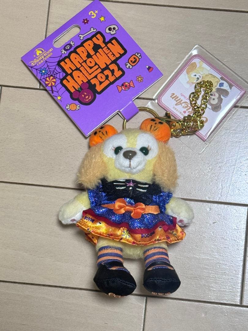 や*ん様 上海ディズニー　2022ハロウィン　ダッフィぬいぐるみキーチェーン セ