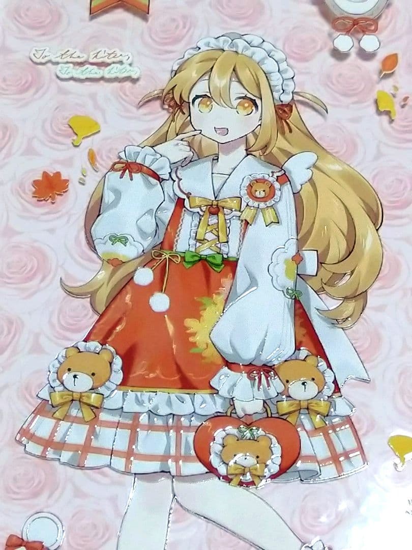 J628＃熊古力(水晶)浮光文创切り売り海外人物マステ女の子