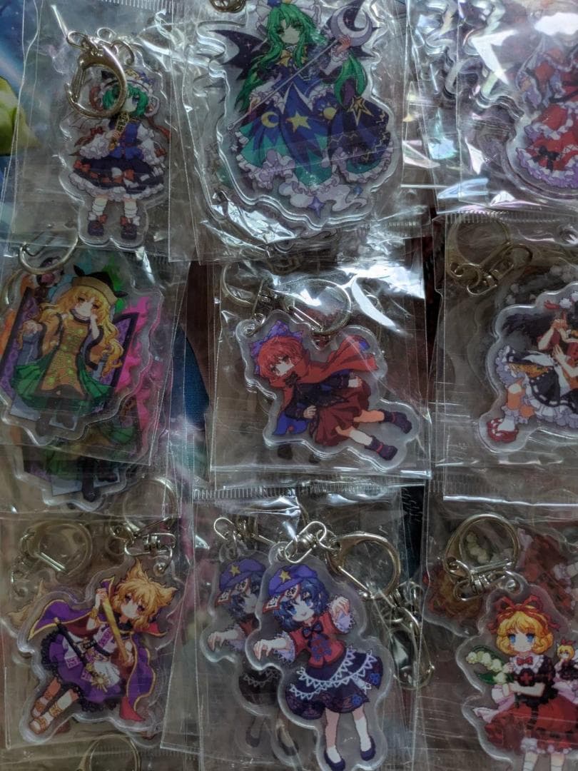 東方プロジェクト アクリルキーホルダー 43個 小傘 一輪 魂魄妖夢 幽々子