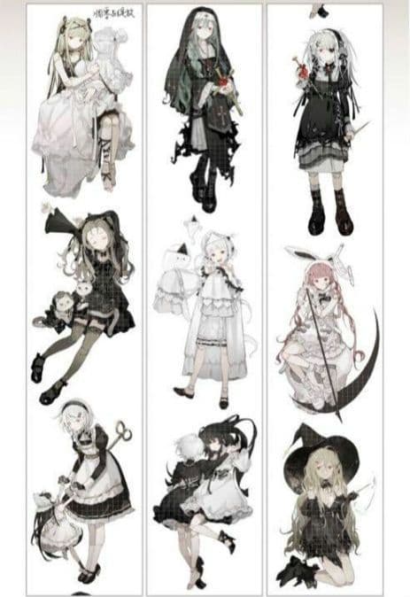 ✩再販✩J60＃凋零与绽放(PET)純情男友切り売り海外人物マステ女の子