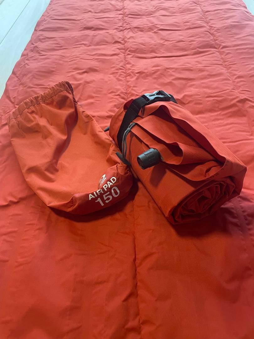 モンベル　U.L.コンフォートエアーパッド150 レッド　2個セット