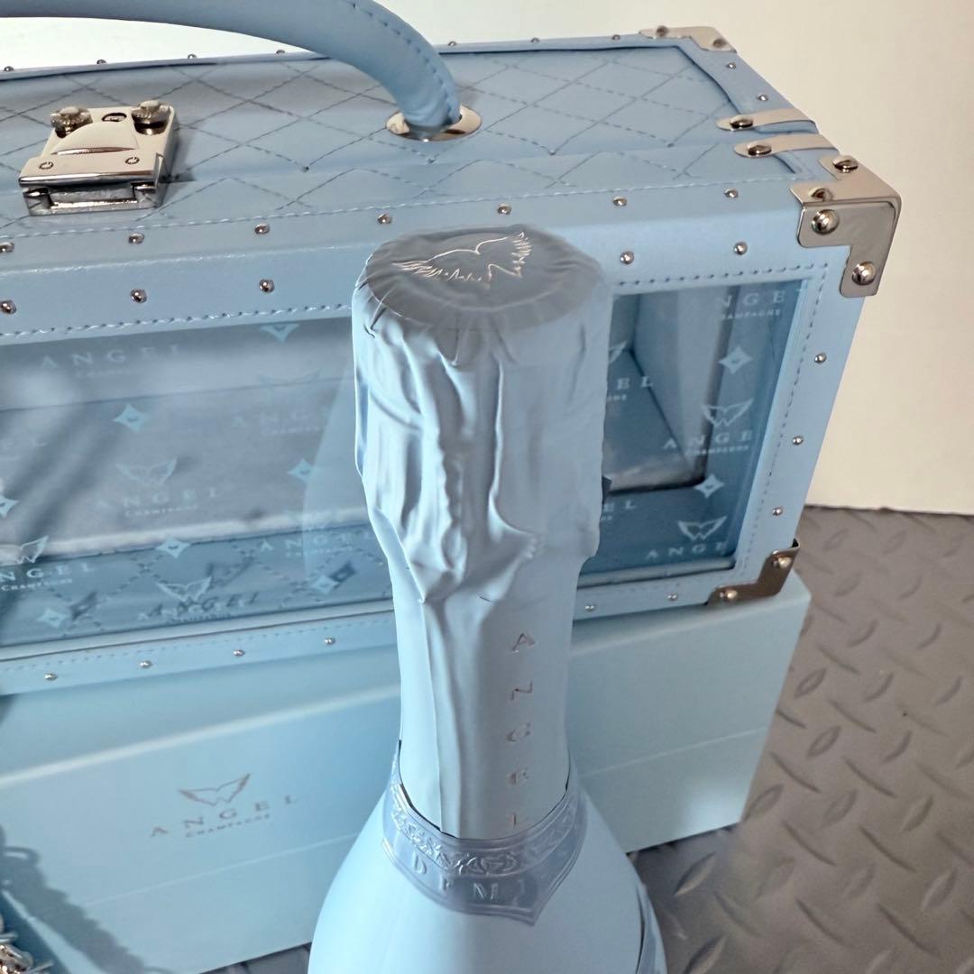 エンジェル　シャンパン　ドゥミセック　ブルー　ロゼ　レザータイプ