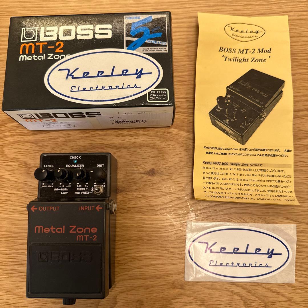ギター BOSS MT-2 l Zone Keeley Mod