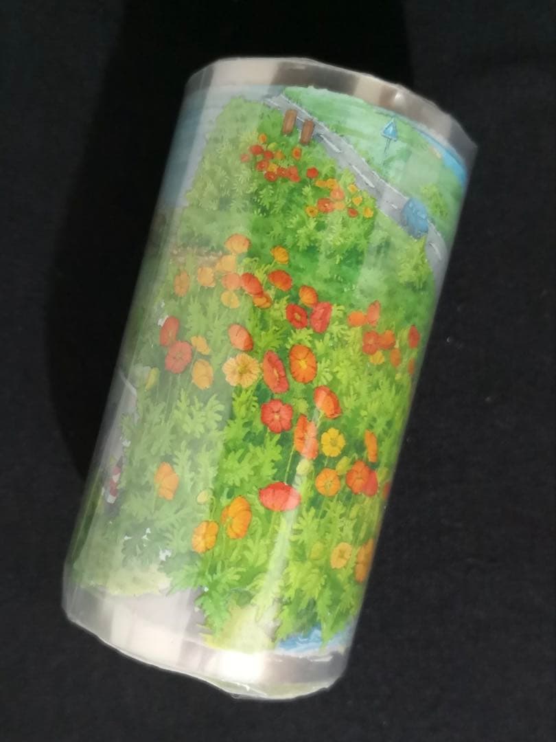 【8798】海外　マステ　5m巻売り　PETマスキングテープ　道路　山脈　自然