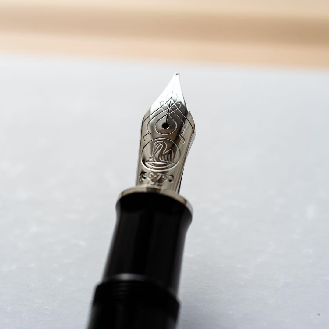 （美品）Pelikan スーべレーンM805 EF 黒 万年筆 ケース付き