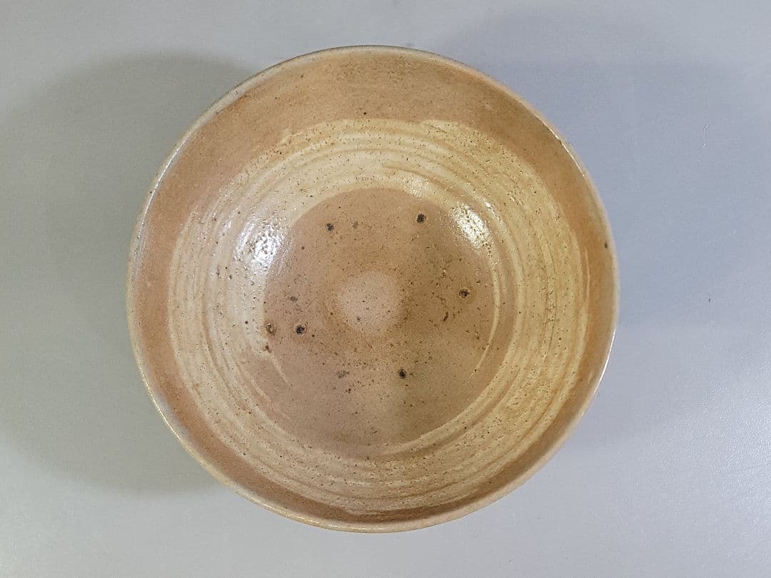 DT573 茶道具 出雲焼 刷毛目 茶碗 時代物