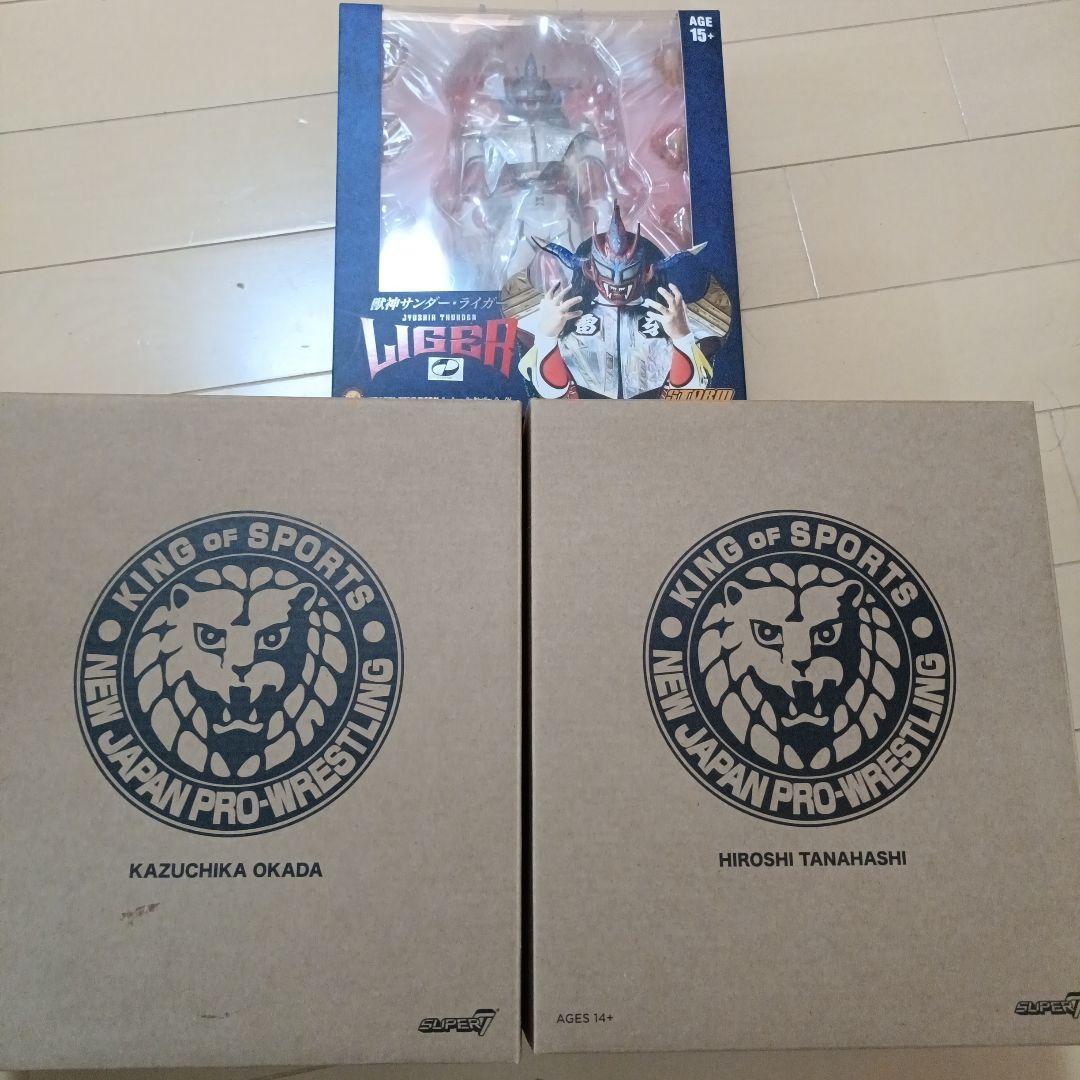 新日本プロレス　ライガー　オカダカズチカ　棚橋弘至 　フィギュア　AEW