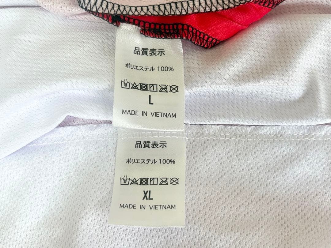 Cheer Club Lサイズ チアリーディング衣装 赤 ピンク2着セット